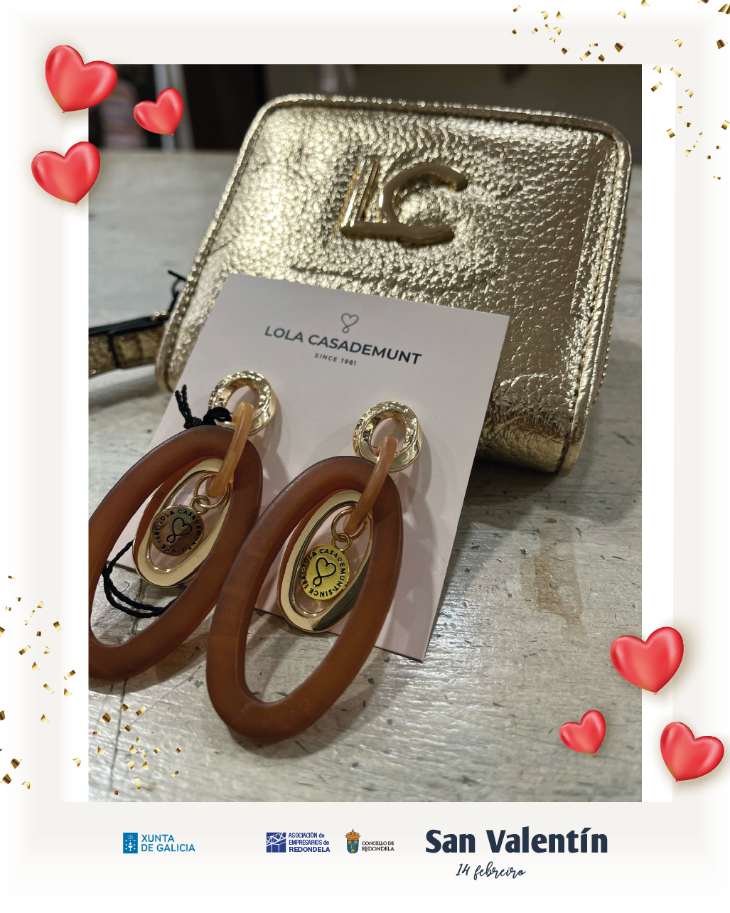 Pendientes y cartera Lola Casademunt